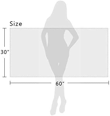 JML Microfiber Bath Towels for Adult, Large Bathroom Towel Set of 2, Oversized, Soft, Super Absorbent Fast Drying for Shower Sauna Swimming Hair Wrap, Beach, Sport, Fitness, Yoga, 30" x 60" (White)