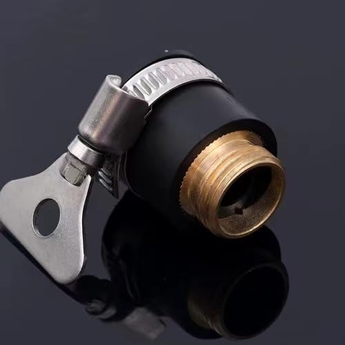 10-Piece Set of 304 Stainless Steel Hose Clamps, Adjustable Spiral Hose Clamps, Key type hose clamps for Plumbing, Automotive, Mechanical and More Applications.(Size:19-29mm【3/4"-1 1/8"】)