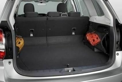 Rear Side Organizer Cargo Net for Subaru Forester 2010-2013 – Cargo Net Set of 2 for SUV - Premium Mesh Elastic Car Trunk Organizer Vehicle Carrier Storage–Compatible with Forester