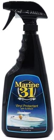 Marine 31 Vinyl Protectant with Sunblock | Prevents Fading & Cracking | Safe for Boats, Car Interiors & Patio Furniture | Long-Lasting UV Protection | M31-430 | 20 oz