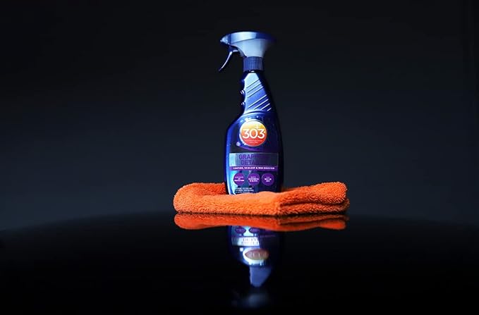 303 Products Graphene Detailer Spray, Enhances Gloss & Protection on Existing Coating, Sealants & Waxes, UV Protectant, Drying Aid, Add Ceramic Graphene Protection, Waterless Car Detailing Spray, 16oz
