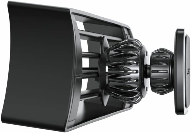 LISEN 2 Pack Magnetic Phone Holder for Your Car - 6 Military Magnets Vent Cell Phone Mount (Silver)