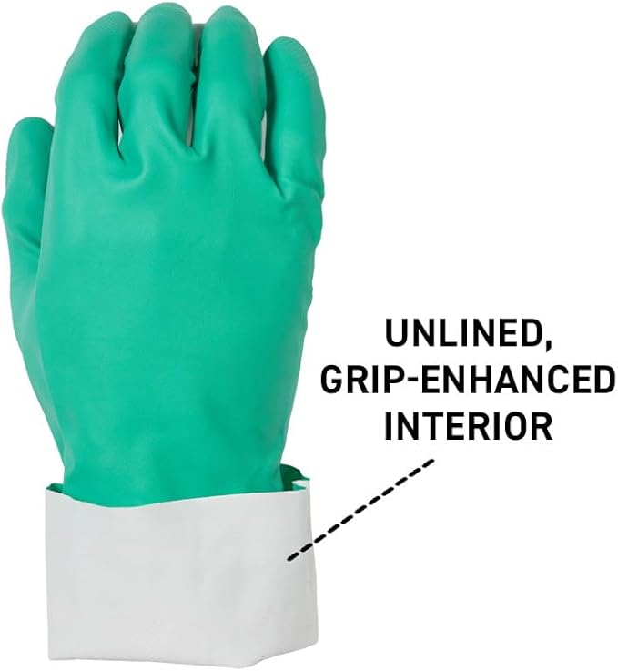 Gempler's 15-mil Chemical Resistant Nitrile Gloves, Unlined | 12 or 144 Pairs