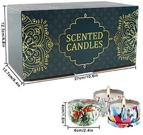 Set 24 Pack Scented Candles Gifts Soy Wax Travel Tin Jar Candles for Home 2.5 OZ jar Candles for Mom for Christmas, Birthday, Thanksgiving, Mother's Day
