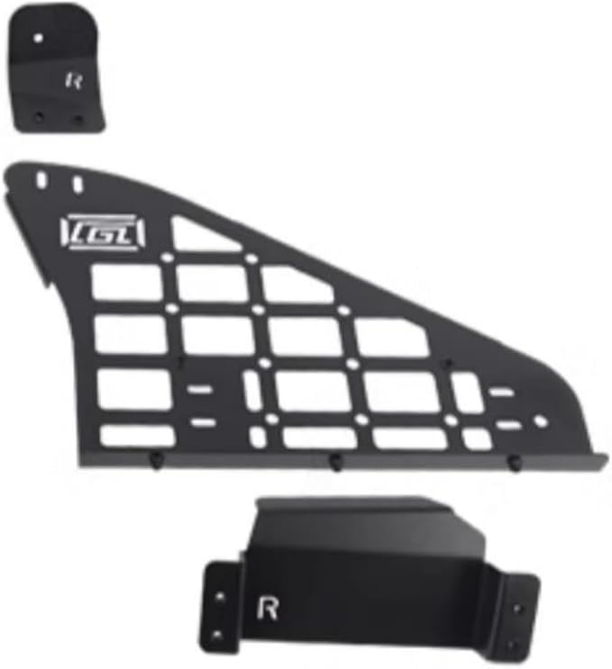 HIGH FLYING Car Accessories for Volvo XC60 2018-2025 Modular System Molle Panels Storage Trunk Shelf Luggage Storage Carrier Trunk Organizer Aluminum Alloy (Side Panels)