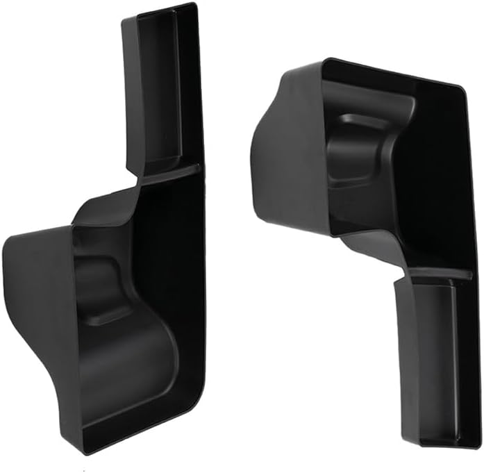 Pair Rear Trunk Organizer Storage Box, Rear Trunk Left and Right Side Stroage Organizer, Compatible with Jeep 2018-2023 Wrangler JL JLU 4-Door