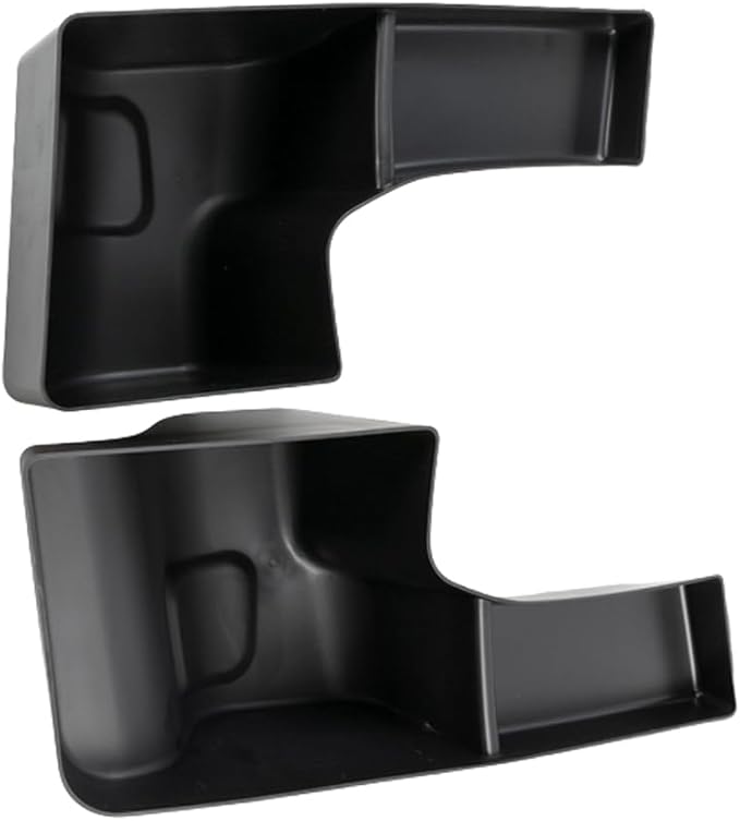 Pair Rear Trunk Organizer Storage Box, Rear Trunk Left and Right Side Stroage Organizer, Compatible with Jeep 2018-2023 Wrangler JL JLU 4-Door