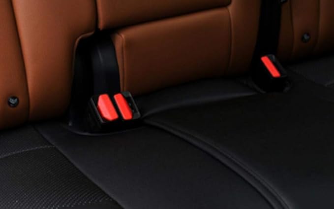 1 Pack Scalable (124-140cm) Back Seat Cover Car Seat Cover Seat Protector Rear Seat Bottom Cover Fits 90% of car - for Seat Bottom Only (Black - Rear seat)