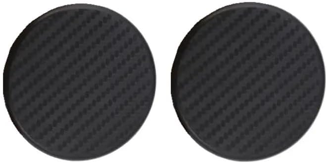 Generic Trimon Car Cup Coasters 2 pcs 2.71 inch diameter Car Interior Accessories Black Non-Slip Recessed Car Cup Mats for Cup