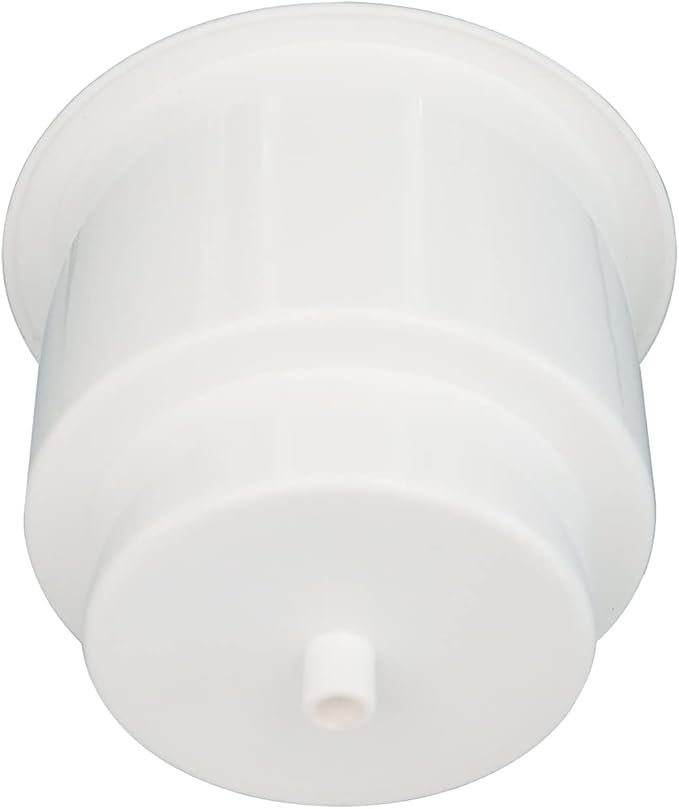 Yuanhe White Plastic Cup Drink Holder Insert with Drain for Boat Car Marine Rv, 10PCS