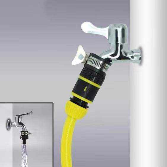 10-Piece Set of 304 Stainless Steel Hose Clamps, Adjustable Spiral Hose Clamps, Key type hose clamps for Plumbing, Automotive, Mechanical and More Applications.(Size:6-12mm【1/4"-1/2"】)