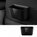 Car Trash Can Storage Pockets - 100% Leak-Proof Organizer,Car Seat Back and Door Hanging Storage,Two Levels Above and Below (Black)