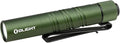OLIGHT I3T 2 EOS Pocket EDC Flashlight, 200 Lumens Compact Bright Handheld Flash Lights, Dual-Output Tail Switch with AAA Battery and Two-Way Pocket Clip for Camping and Hiking (OD Green)