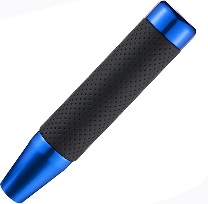 Abfer Tall Shift Knob Car Long Shifting Head Replace Weighted Gear Stick Shifter Knob Extension Fit Most Manual Automatic Transmission Vehicle, Blue