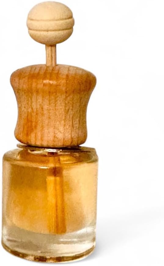 Car Air Freshener and Essential Oil Diffuser with Vent Clip, Handmade Long Lasting Scent, Eliminate Unwanted Odors, Organic & Vegan, 130 Fragrances (Butter Rum Lifesaver, Single Diffuser)