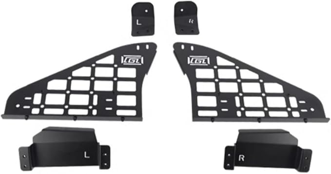 HIGH FLYING Car Accessories for Volvo XC60 2018-2025 Modular System Molle Panels Storage Trunk Shelf Luggage Storage Carrier Trunk Organizer Aluminum Alloy (Side Panels)