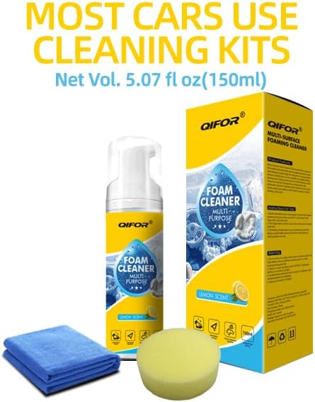 Interior Cleaner & Protectant, Effective Car Interior Cleaner Leather Car Seat Cleaner, Suitable for Cleaning The inteerior of All Types of Vehicles (1 PCS)