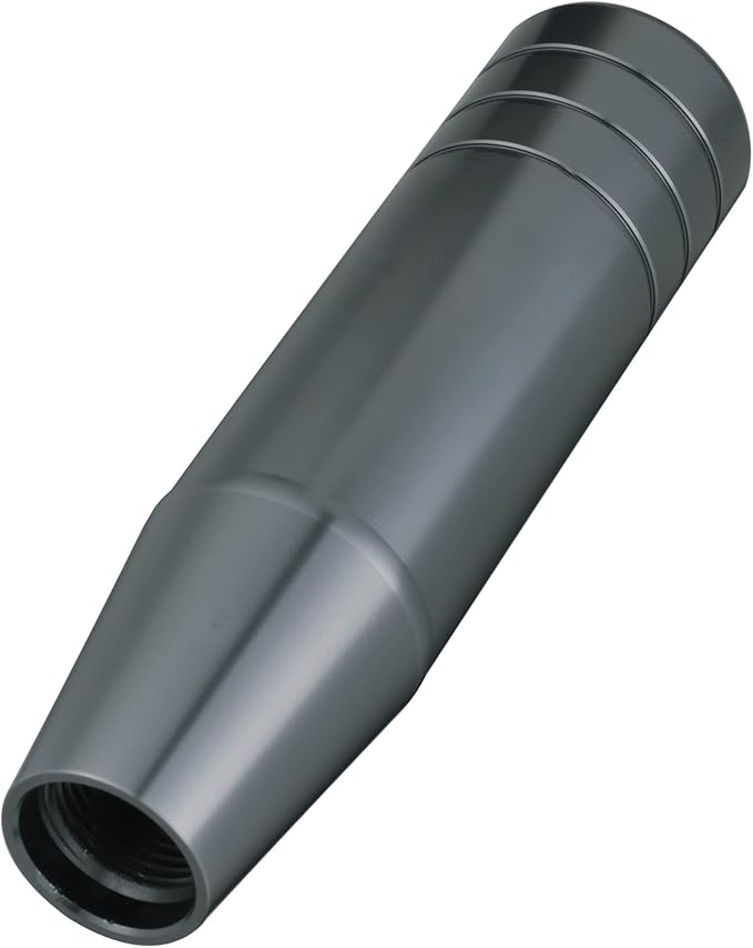 Abfer 5" Heavy Weighted Shift Knob,Car Aluminum Alloy Gear Stick Lever Shifter Handle Knobs Fit Most Automatic Manual Vehicle (Gray)