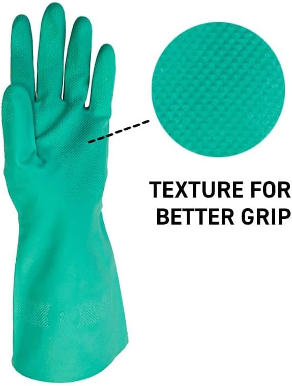 Gempler's 15-mil Chemical Resistant Nitrile Gloves, Unlined | 12 or 144 Pairs