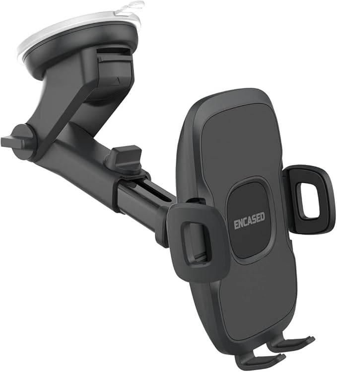 Encased [Updated V2] Samsung Phone Holder - Car Mount for Galaxy Models S20 S21 S22 S23 S24 Plus, Ultra, Dash + Windshield Mounting, Case Friendly Design (2024)