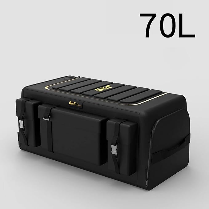 Car Trunk Organizer Large Capacity Oxford Fabric 3 Layers Collapsible Design Car Storage Organizer for Car Trunk(70L)