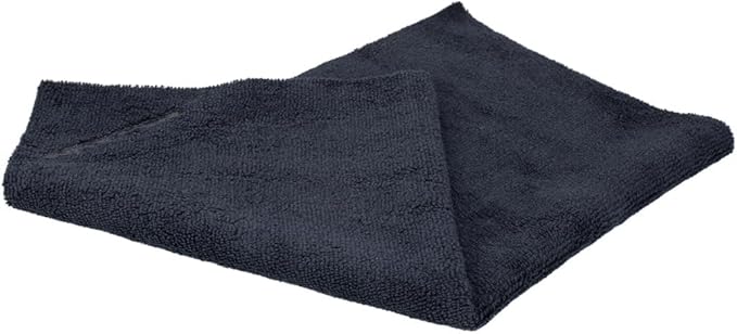 Maxshine 16" x 16" Universal 5-Pack Black Microfiber Car Detailing Towels – 330GSM Ultra-Soft & Absorbent – Ideal for Car Wash, Polishing & Interior/Exterior Detailing