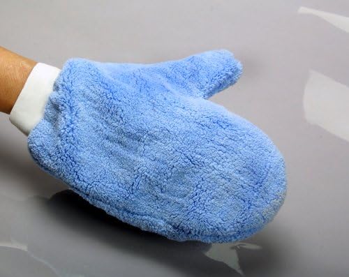 Eurow Microfiber Terry Weave Dusting & Polishing Mitt, Lint-Free, Scratch-Free, Ultra-Soft, for Home Cleaning & Auto Detailing, 2-Pack