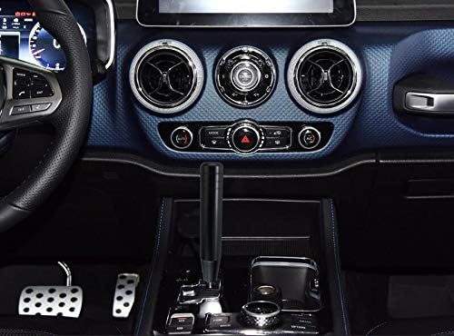 Abfer Black Shift Knob Weighted Car Gear Stick Shifter Extension Long Shifting Lever Handle Fit Most Manual Automatic Transmission Vehicle