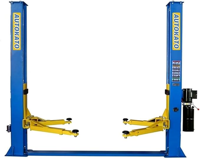 10000lbs Two Post Car Lift, Auto Lifts, 2 Post Lift, Double Safety Lock Release 2-Post Car Lift Hoist Equipment for Home Garage and Shop, Automotive Truck Clear Floor Lift