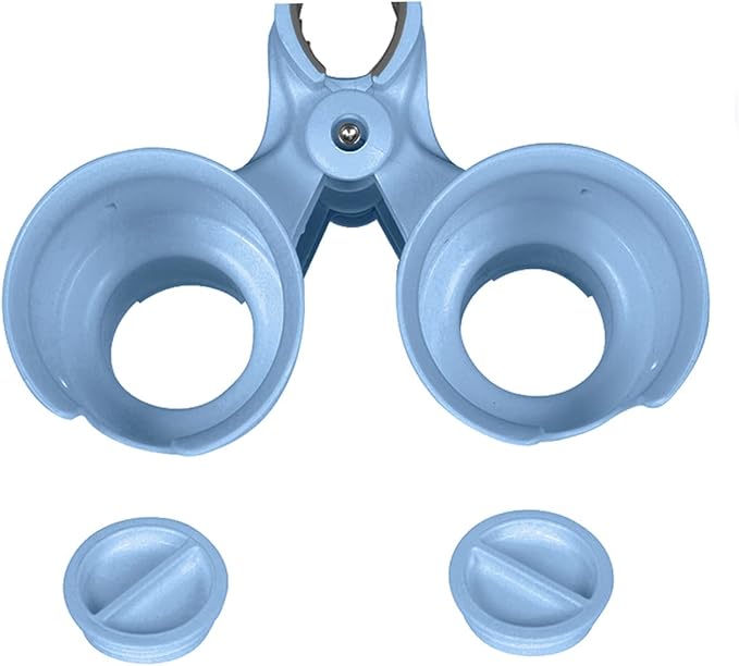 ROBOCUP, Patented Boat Cup Holder, Clamp on Portable Storage Caddy Securely Holds 2 Drinks, Fishing Poles, Tools, Marine Gear | Perfect for Boating, Beach Umbrellas, Golf Carts