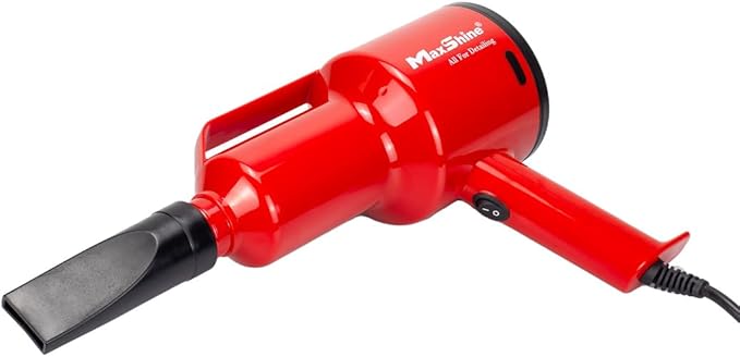Maxshine Portable Car Dryer Air Blower with 2 Nozzles | Compact Handheld Power Blower for Car Drying, Cleaning, Detailing, Waxing & Coating | Ideal for Cars, Boats, Motorcycles, RVs & Home Use