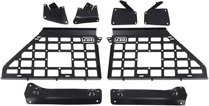 2011-2019 for Ford Explorer Car Side Window Shelf Rear Trunk Storage Panel Debris Rack Molle Panel 1Set