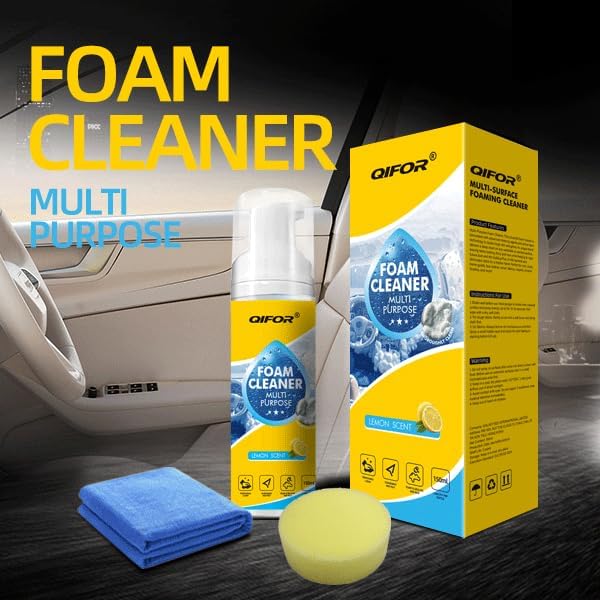 Interior Cleaner & Protectant, Effective Car Interior Cleaner Leather Car Seat Cleaner, Suitable for Cleaning The inteerior of All Types of Vehicles (1 PCS)
