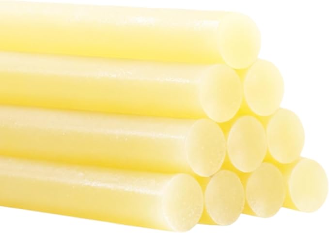 10 Pcs Hot Glue Sticks PDR Glue Sticks,Paintless Dent Remover Tool for Car Dent Repair,Glue Gun Sticks,PDR Tools,Home Improvement,Quick Daily Repair and DIY Small Craft Projects（ Yellow ）