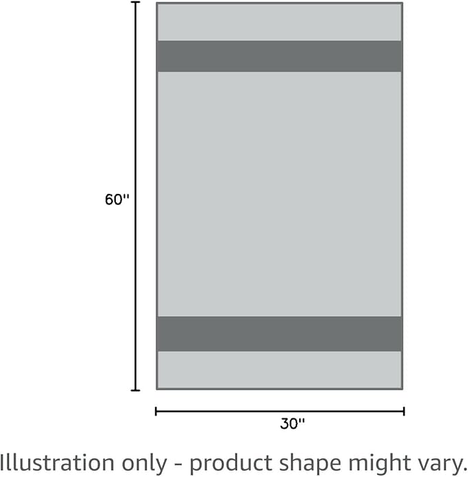 JML Microfiber Beach Towels, Quick Drying Bath Towel Set for Adult, 2 Pack, 30" x 60", Cabana Stripe, Absorbent, Use for Travel, Summer, Sport, Swimming, Pool, Yoga, Camping, Microfiber StripeBlue