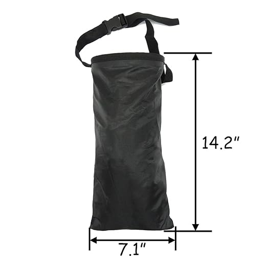 TIHOOD 4PCS Detachable Trash Bag Hanging Back Seat Car Garbage Bag for Outdoor Traveling Home Use Car Storage