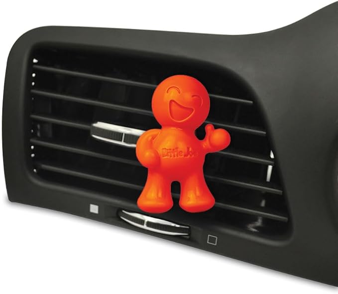 Little Joe 96414 Orange Creamsicle Scent Car Air Freshener Clip Provides Long-Lasting Freshness in a Compact Design, Fights Odors for up to 45 Days, Cute Car Odor Eliminator, Non-Toxic, Pack of 2