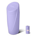Car Trash Can Bin with Lid - Car Garbage Can Cup Holder - Light Purple Mini Leakproof Vehicle Garbage Bin with 20pcs Trash Bags-Automotive Organizers and Storage for Front Back Seat Accessories