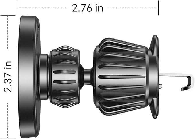 Kaistyle for MagSafe Car Mount Charger【Stronger Magnets】iPhone Magnetic Wireless Car Charger【Dashboard+Vent】 for Magsafe Charger Cell Phone Car Mount for iPhone 17 Pro Max 16 15 14 13 12 MagSafe Cases