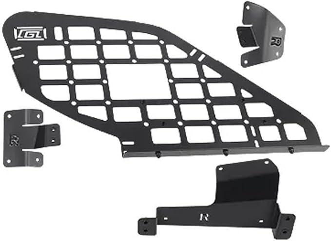 HIGH FLYING for Subaru Forester 14-18 Car Accessories Modular Storage Molle Panels System Trunk Shelf Luggage Storage Carrier Trunk Organizer Aluminum (Side Panels with Manual Tailgate)