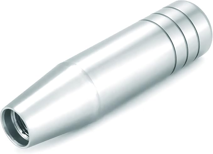 Lunsom 5" Weighted Gear Shift Knob, Aluminum Alloy Shifting Head Handle Long Gear Lever Shifter Knob Fit Most Manual Transmission Vehicles