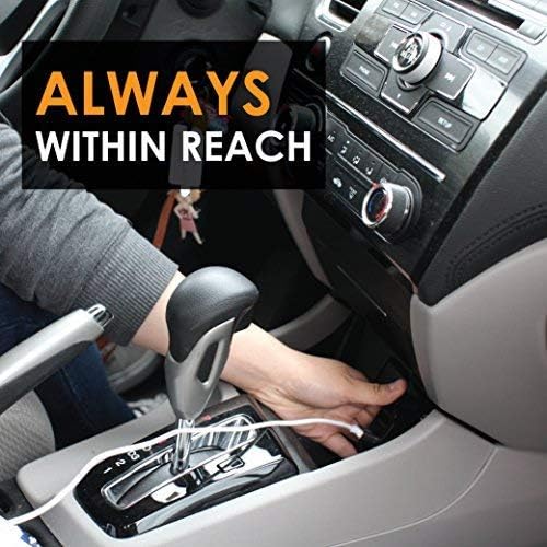 Ztylus Stinger Car Emergency Tool, Spring-Loaded Window Breaker, Car Safety Hammer, Seatbelt Cutter and Window Glass breaker, Car Escape Tool, USB Car Charger, 2 USB Ports Max 2.4A (2 pcs Black Combo)