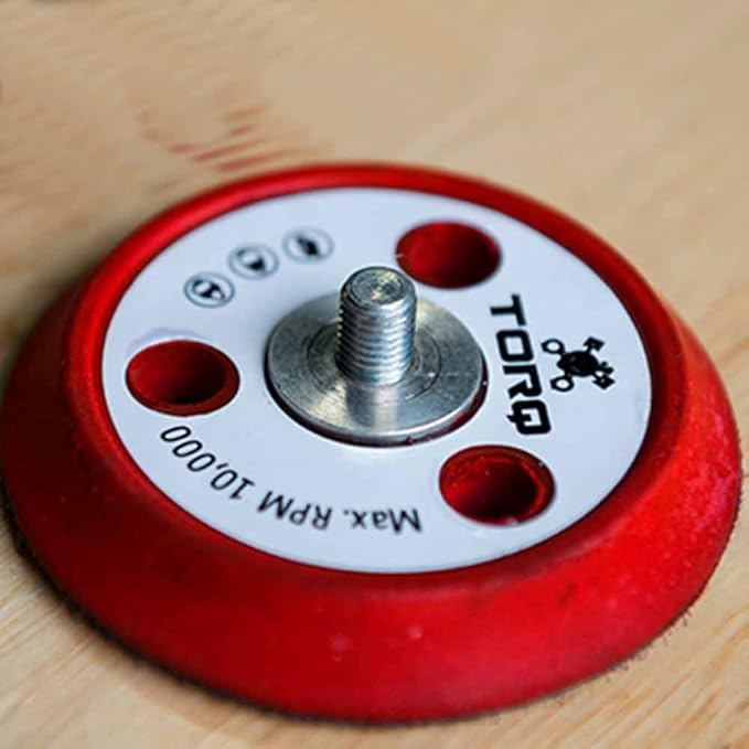 Chemical Guys Torq BUFLC_200 R5 Dual-Action Backing Plate with Hyper Flex Technology, Red (3 Inch)