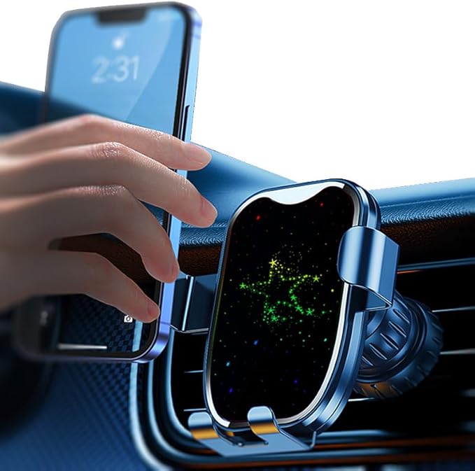 car Phone Holder Mount,Car Vent Phone Mount, UniversalCell Phone Mount [2025 Most Stable and FlexibleSuction Cup] Vent Dashboard Windshield Cellphone Mount Car Fit for All Phones