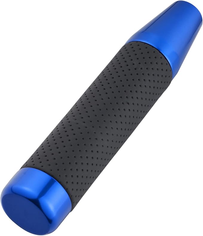 Abfer Tall Shift Knob Car Long Shifting Head Replace Weighted Gear Stick Shifter Knob Extension Fit Most Manual Automatic Transmission Vehicle, Blue