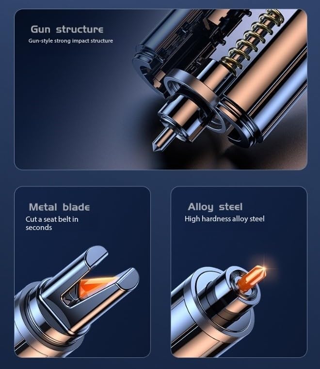 Safe Life Hammer Car Escape Tool and Seatbelt Cutter (4PCS-A)