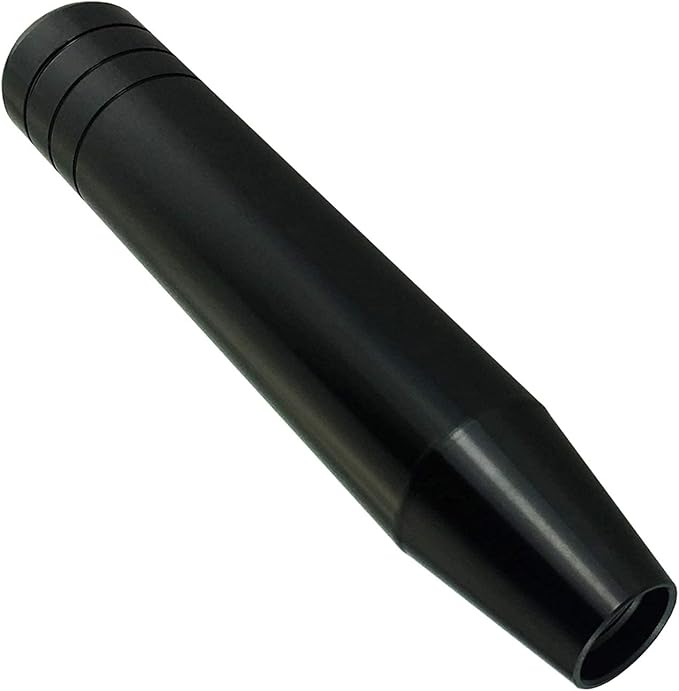Abfer Black Shift Knob Weighted Car Gear Stick Shifter Extension Long Shifting Lever Handle Fit Most Manual Automatic Transmission Vehicle