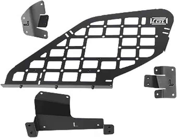 HIGH FLYING for Subaru Forester 14-18 Car Accessories Modular Storage Molle Panels System Trunk Shelf Luggage Storage Carrier Trunk Organizer Aluminum (Side Panels with Manual Tailgate)