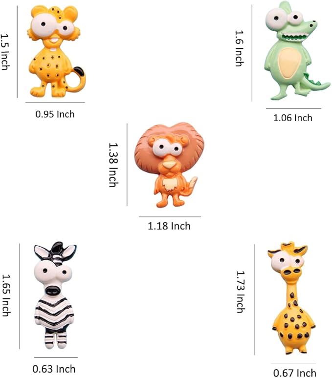 ZOSTLAND Rhinestone Car Decorative Clip,Car Air Fresheners,Metal Vent Clip,Bling Auto Air Vent,Personalized Automotive Interior Decoration Accessories,Auto Decor Gift for Women,Men (5Pcs Animal)