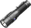 E15 2000 Lumens Led Super Bright Flashlight, Compact High Lumens Light, Powered by Pre-Installed Rechargeable Battery for Emergency, EDC and Searching